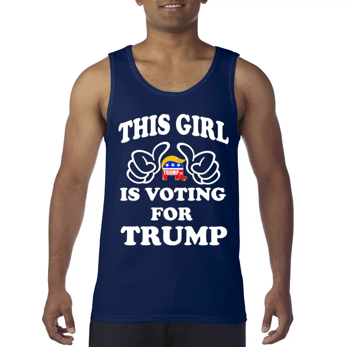 This Girl Is Voting For Trump Tank Top