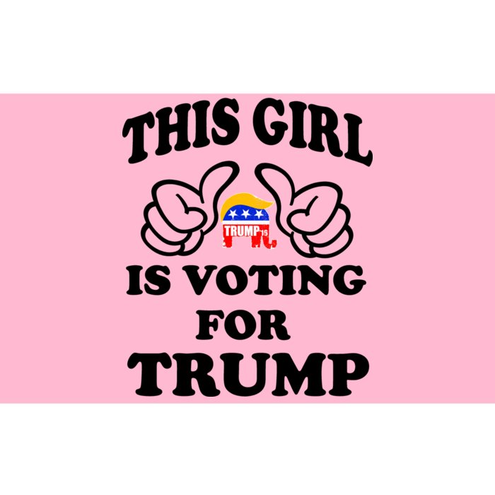 This Girl Is Voting For Trump Bumper Sticker