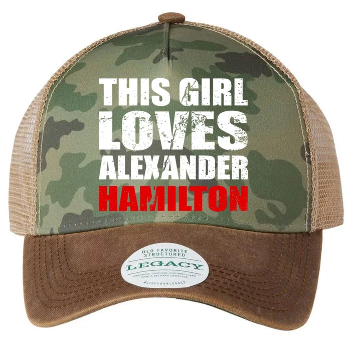 This Girl Loves Alexander Hamilton Legacy Tie Dye Trucker Hat