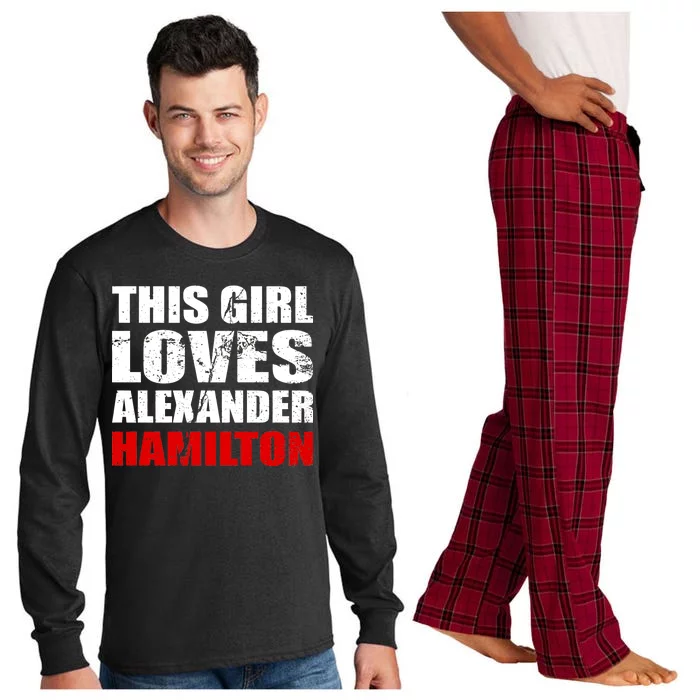 This Girl Loves Alexander Hamilton Long Sleeve Pajama Set