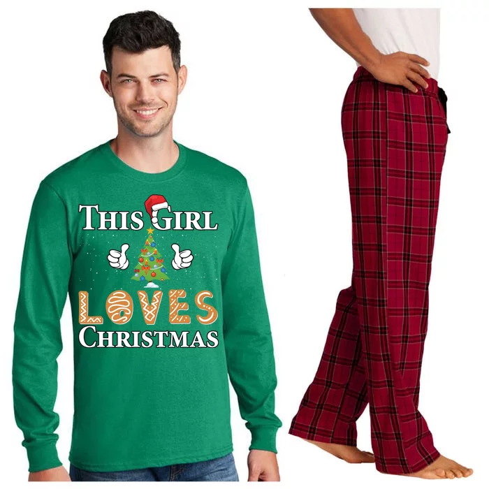 This Girl Loves Christmas Long Sleeve Pajama Set