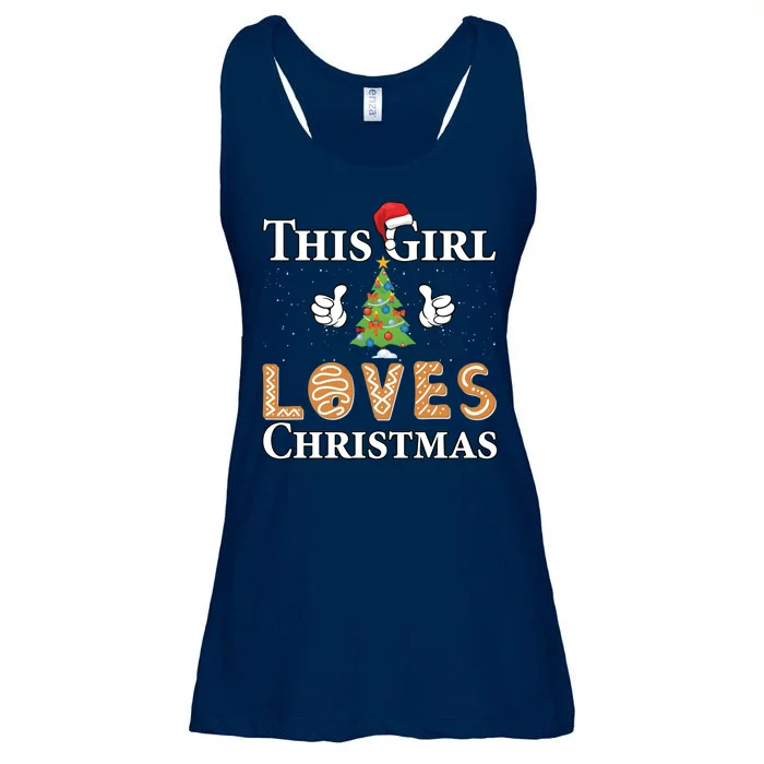 This Girl Loves Christmas Ladies Essential Flowy Tank