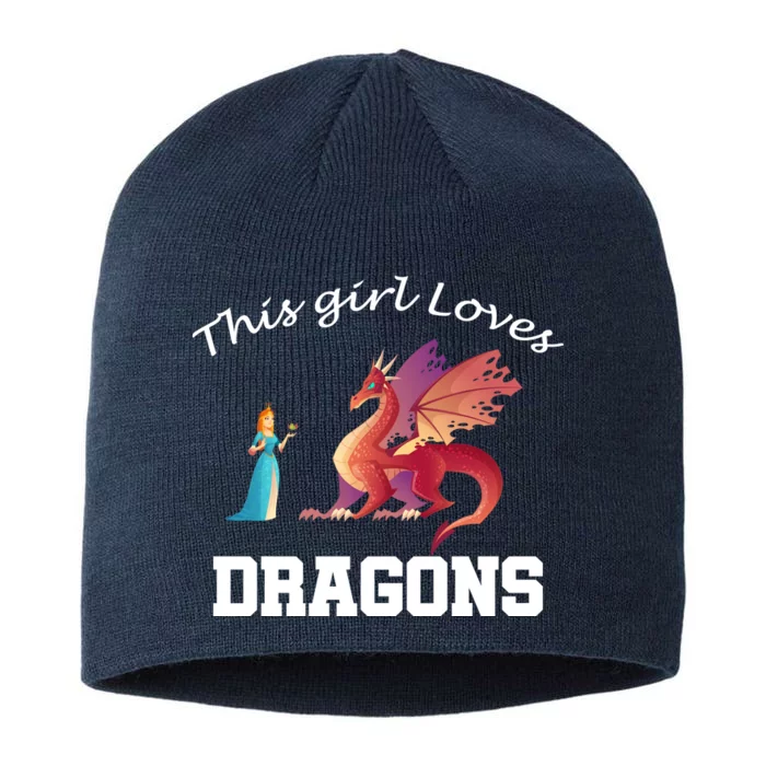 This Girl Loves Dragons 8 1/2in Sustainable Knit Beanie