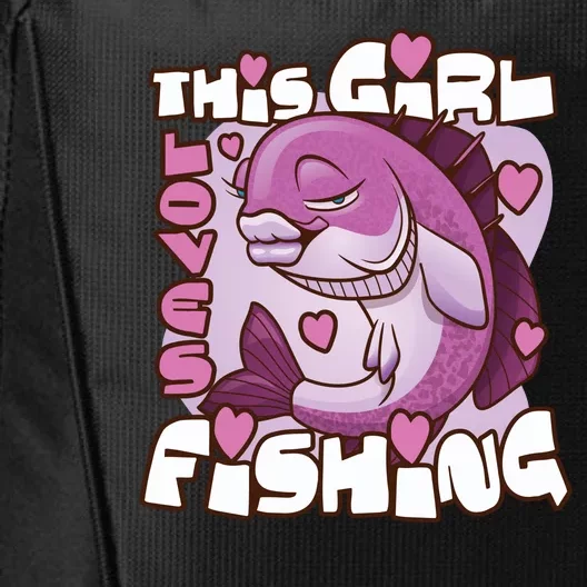 This Girl Loves Fishing City Backpack