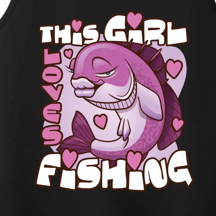 This Girl Loves Fishing Performance Tank