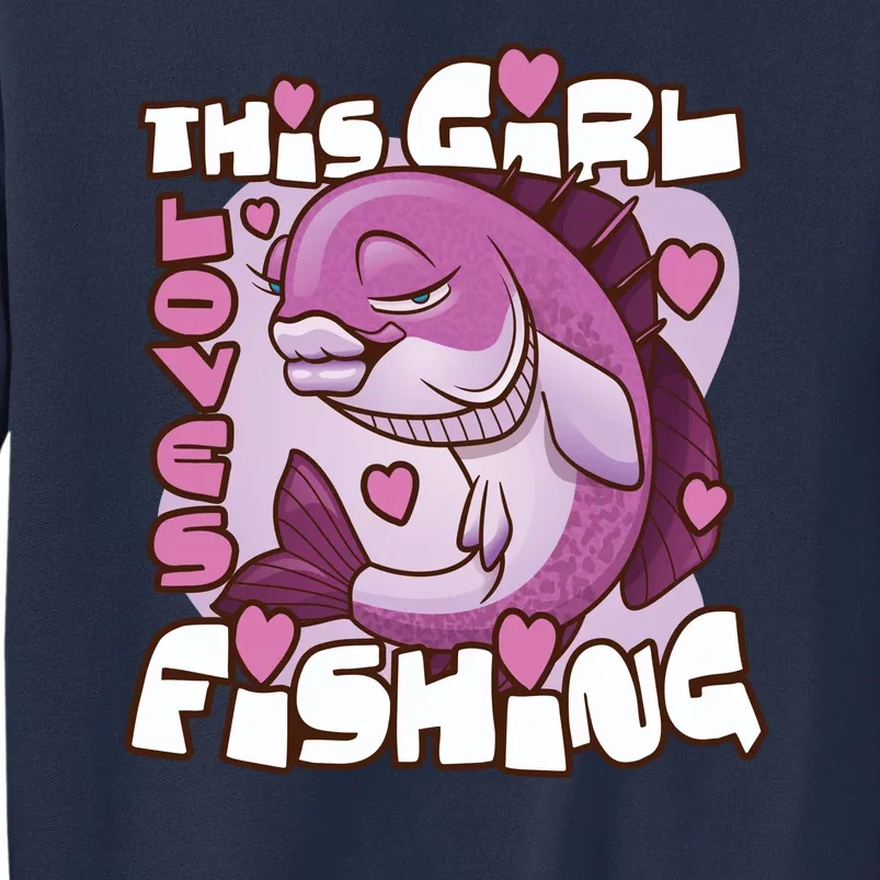 This Girl Loves Fishing Sweatshirt