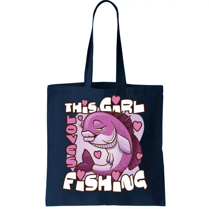 This Girl Loves Fishing Tote Bag