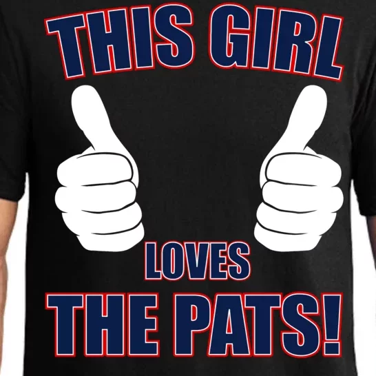 This Girl Loves The Pats Pajama Set