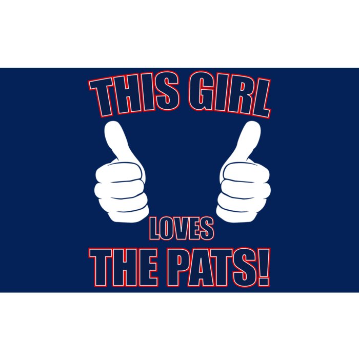 This Girl Loves The Pats Bumper Sticker