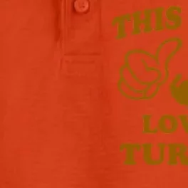 This Girl Loves Turkey Dry Zone Grid Performance Polo