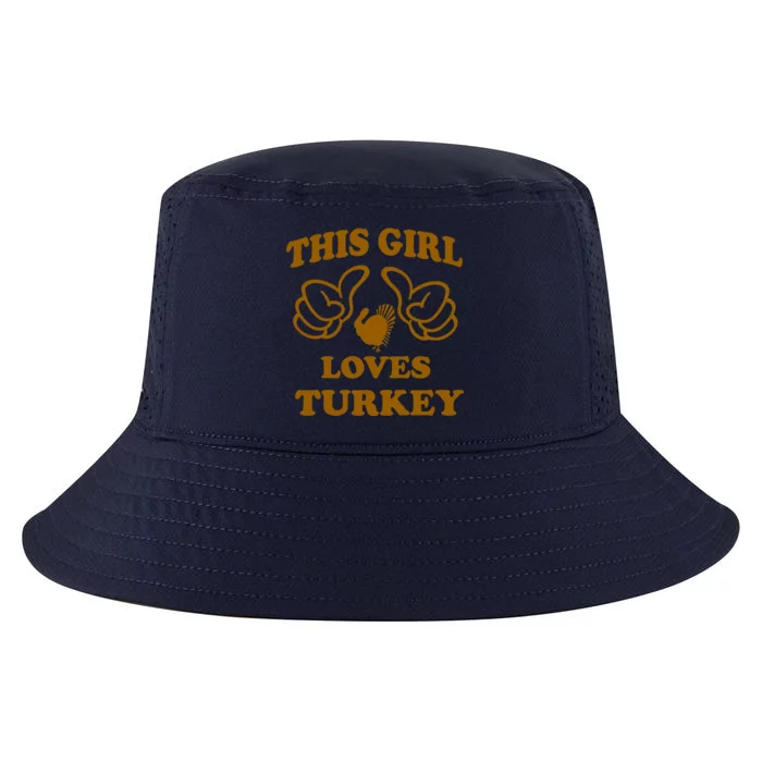 This Girl Loves Turkey Cool Comfort Performance Bucket Hat