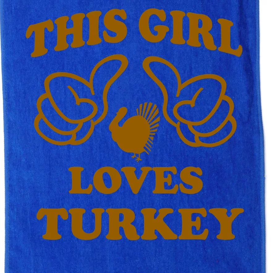 This Girl Loves Turkey Platinum Collection Golf Towel