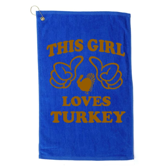 This Girl Loves Turkey Platinum Collection Golf Towel