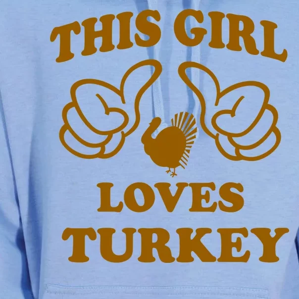 This Girl Loves Turkey Unisex Surf Hoodie