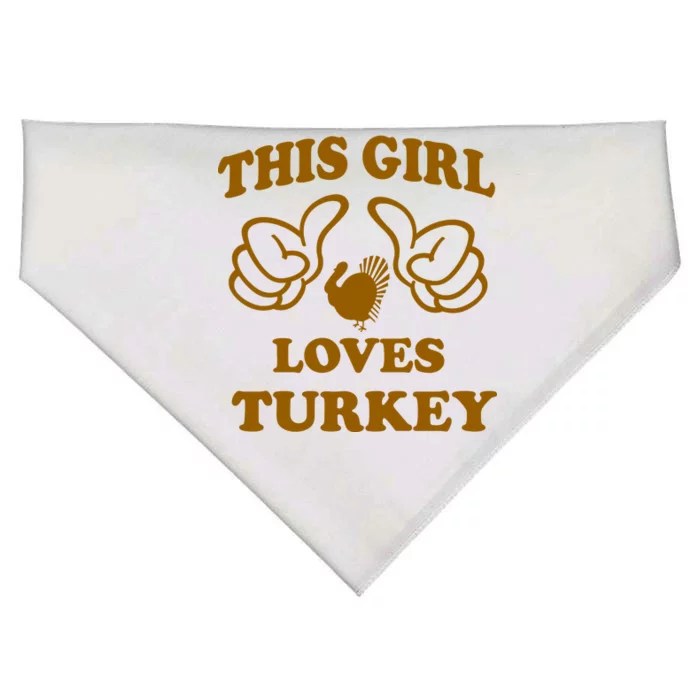 This Girl Loves Turkey USA-Made Doggie Bandana