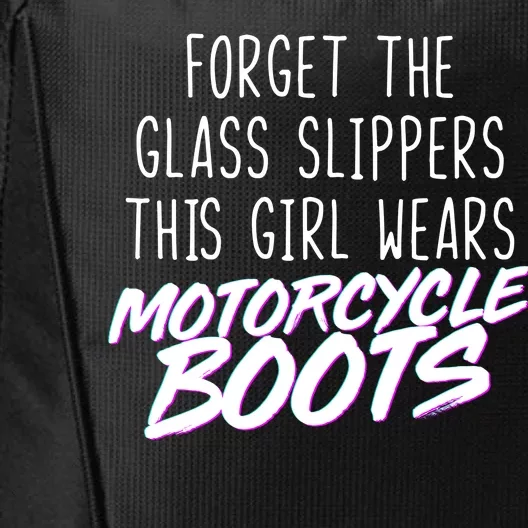 This Girl Wears Motorcycle Boots City Backpack