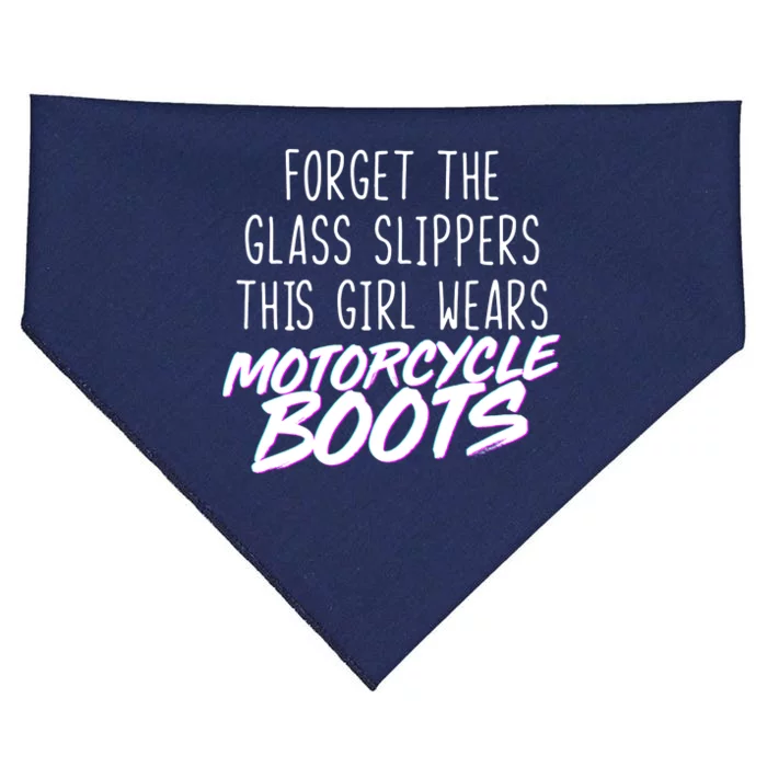 This Girl Wears Motorcycle Boots USA-Made Doggie Bandana