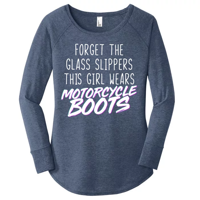 This Girl Wears Motorcycle Boots Women's Perfect Tri Tunic Long Sleeve Shirt