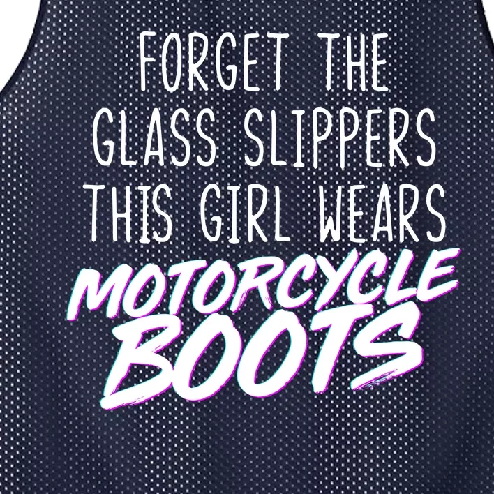 This Girl Wears Motorcycle Boots Mesh Reversible Basketball Jersey Tank