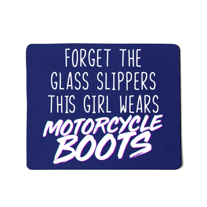 This Girl Wears Motorcycle Boots Mousepad