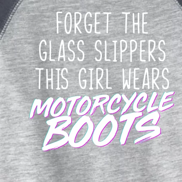 This Girl Wears Motorcycle Boots Toddler Fine Jersey T-Shirt