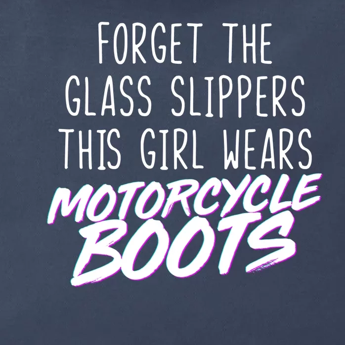 This Girl Wears Motorcycle Boots Zip Tote Bag