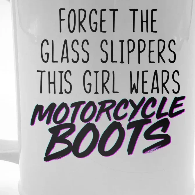 This Girl Wears Motorcycle Boots Front & Back Beer Stein