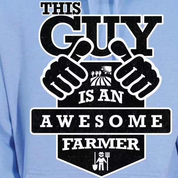 This Guy Is An Awesome Farmer Unisex Surf Hoodie