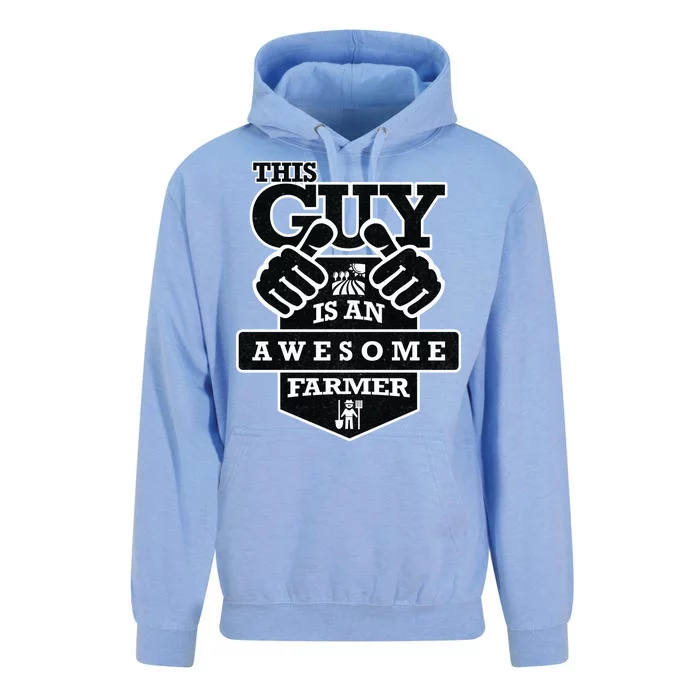 This Guy Is An Awesome Farmer Unisex Surf Hoodie