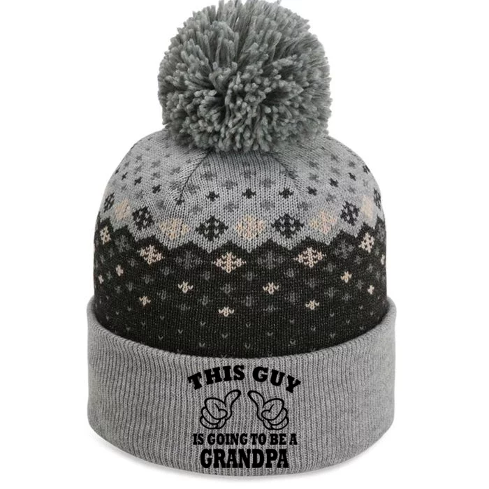 This Guy Is Going To Be A Grandpa The Baniff Cuffed Pom Beanie