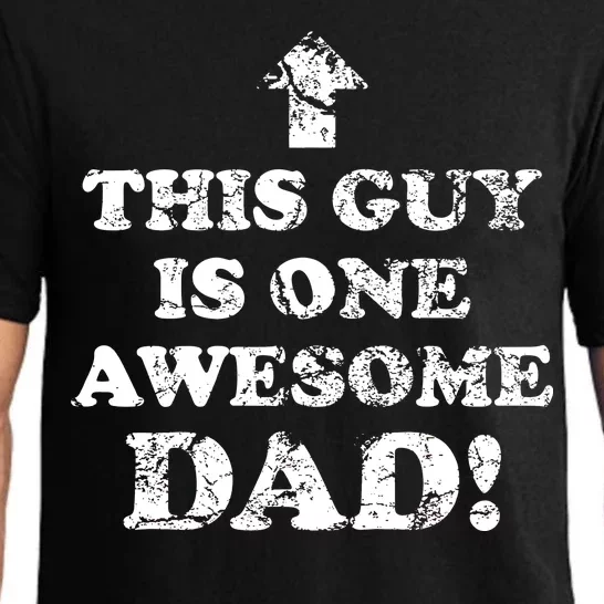 This Guy is One Awesome Dad Distressed Pajama Set