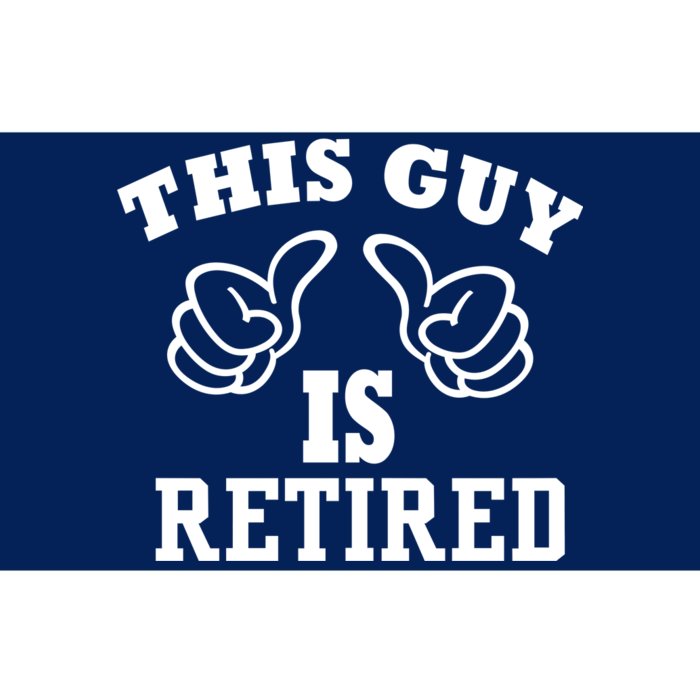 This Guy Is Retired Retirement Bumper Sticker