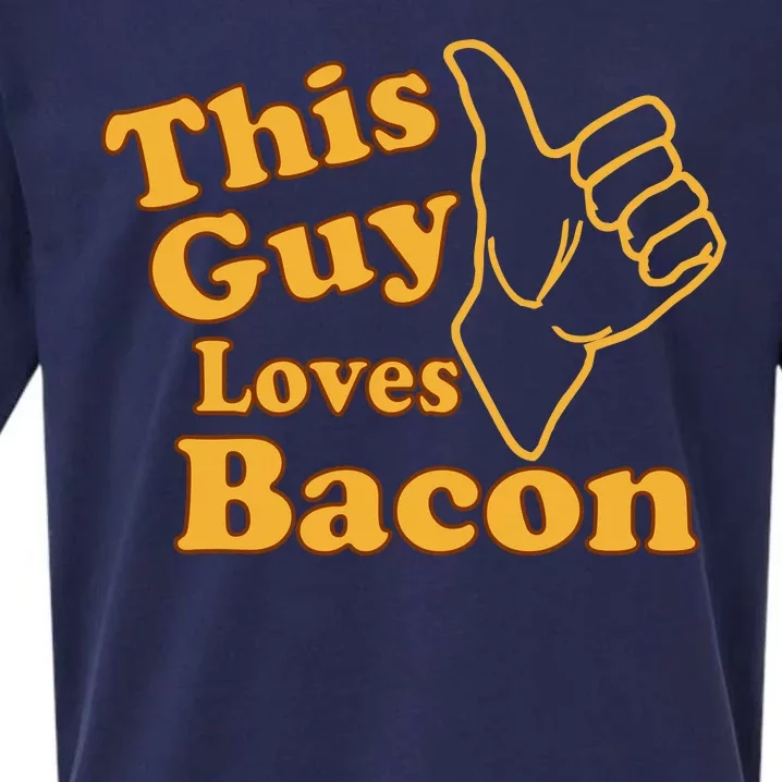 This Guy Loves Bacon Sueded Cloud Jersey T-Shirt