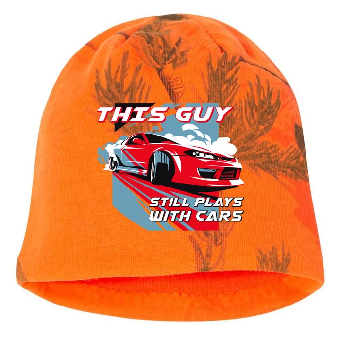 This Guy Still Plays With Cars Kati - Camo Knit Beanie