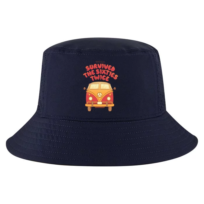 This Guy Survived The Sixties Twice Cool Comfort Performance Bucket Hat