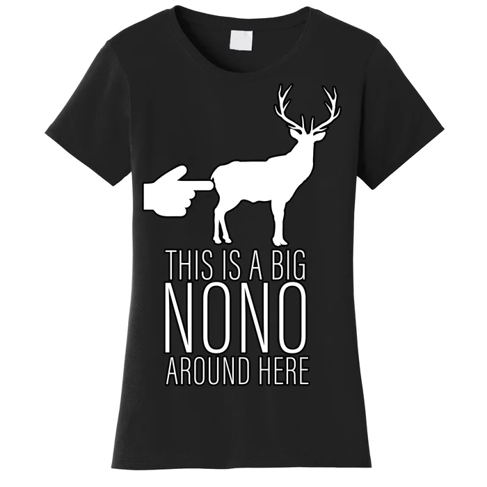 This Is A Big NO NO Don't Touch The Animals Women's T-Shirt