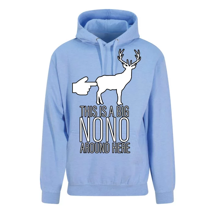 This Is A Big NO NO Don't Touch The Animals Unisex Surf Hoodie