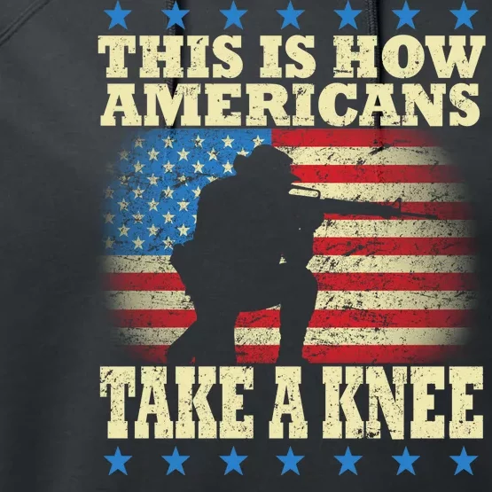 This Is How Americans Take a Knee Performance Fleece Hoodie