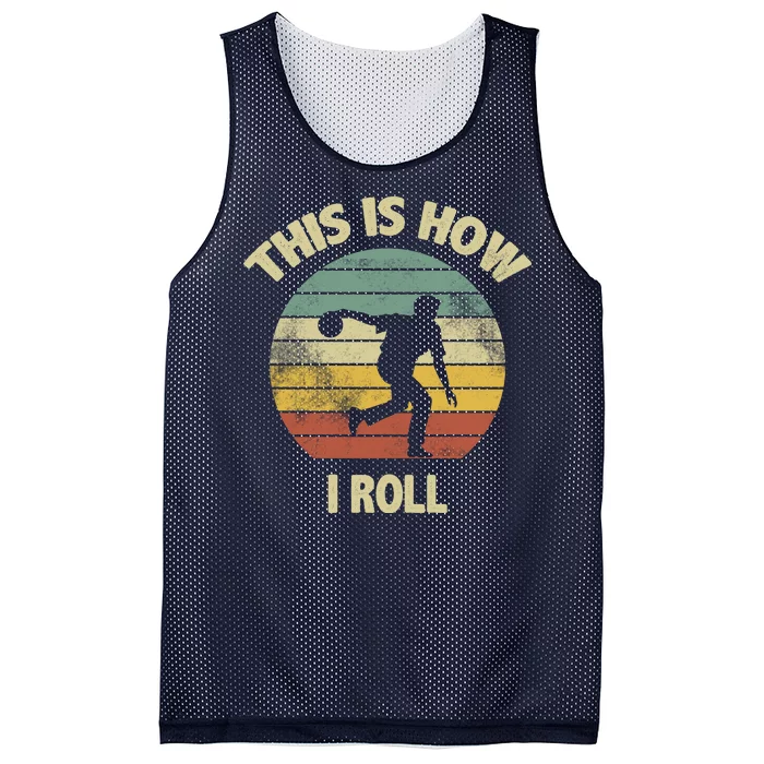 This Is How I Roll Bowling Mesh Reversible Basketball Jersey Tank