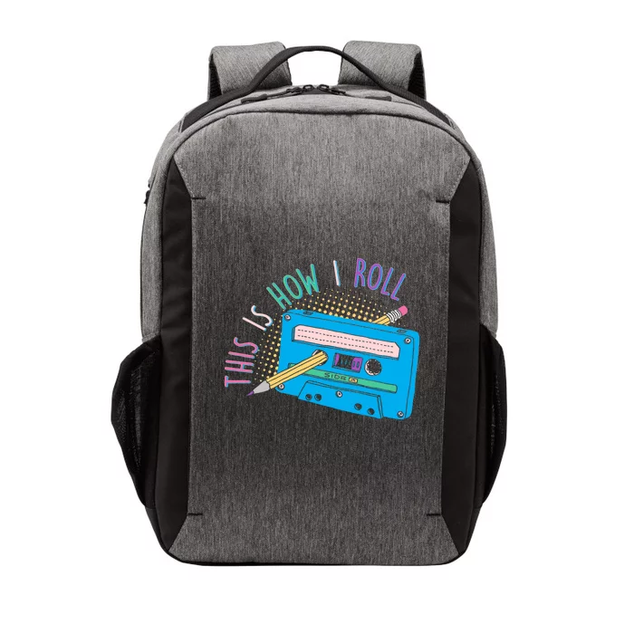 This is How I Roll Cassette Tape Retro 80s Vector Backpack