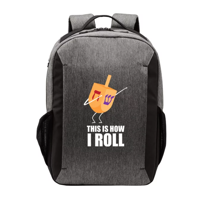 This is How I Roll Dreidel Dabbing Chanukah Vector Backpack