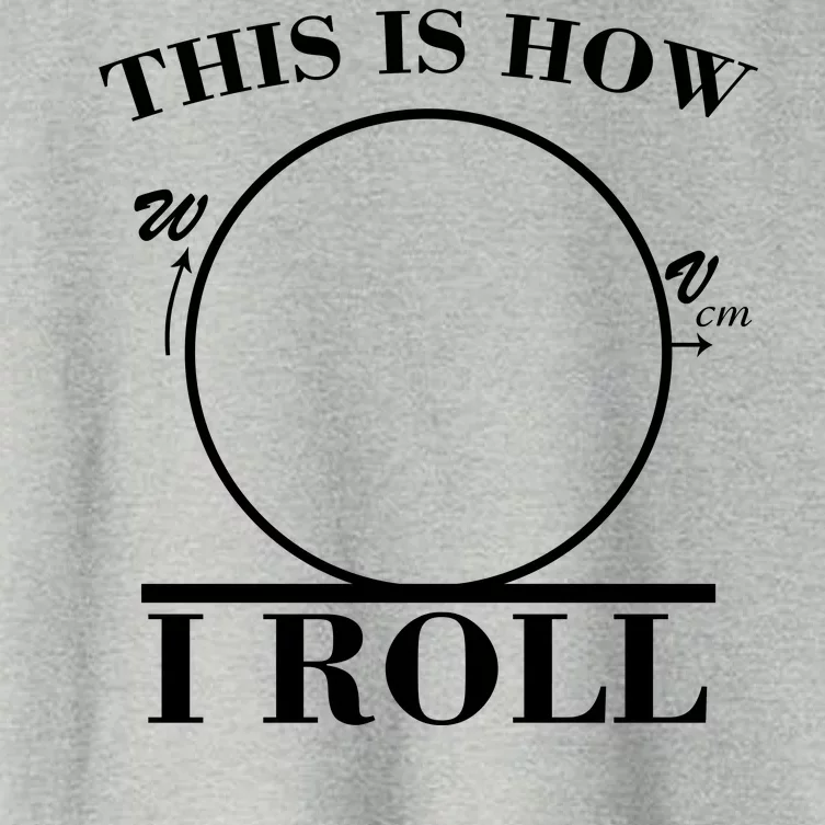 This Is How I Roll Math Science Physics Women's Crop Top Tee