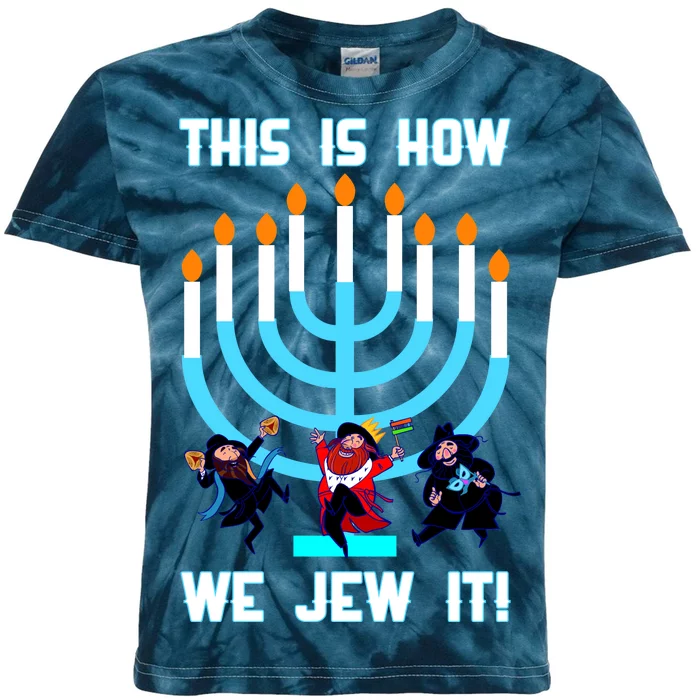 This Is How We Jew It Kids Tie-Dye T-Shirt