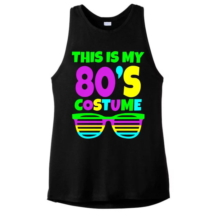 This Is My 80's Costume Ladies Tri-Blend Wicking Tank