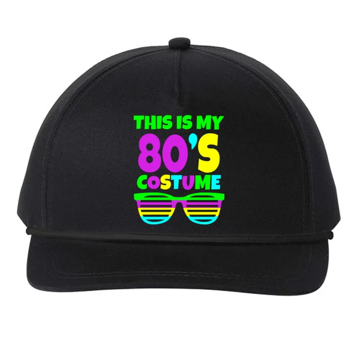 This Is My 80's Costume Snapback Five-Panel Rope Hat