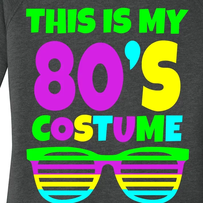 This Is My 80's Costume Women's Perfect Tri Tunic Long Sleeve Shirt