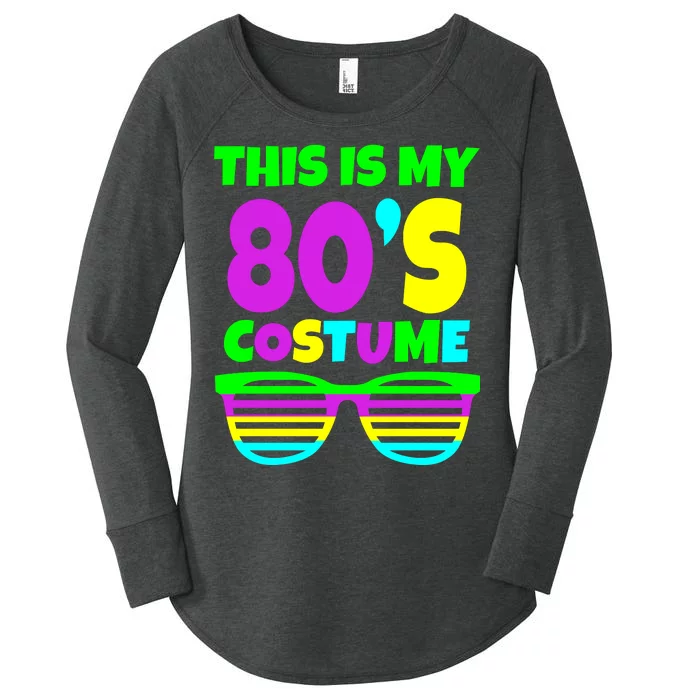 This Is My 80's Costume Women's Perfect Tri Tunic Long Sleeve Shirt