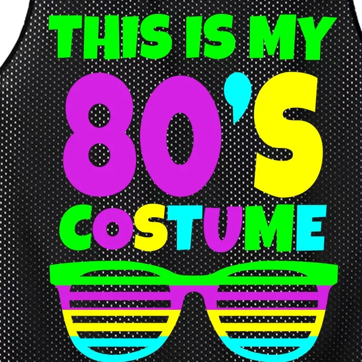 This Is My 80's Costume Mesh Reversible Basketball Jersey Tank