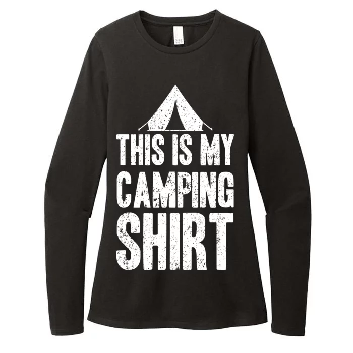 This Is My Camping Womens CVC Long Sleeve Shirt