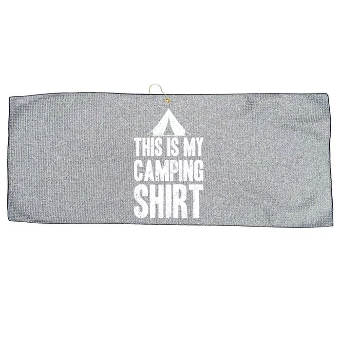 This Is My Camping Large Microfiber Waffle Golf Towel